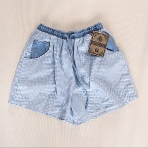 90s deadstock drawstring high waisted shorts